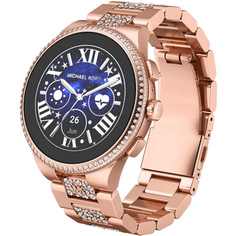 michael kors rose gold smartwatch uk|mk watch rose gold smartwatch.